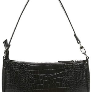 Retro Classic Clutch Shoulder Tote HandBag with Zipper Closure Purse for Women