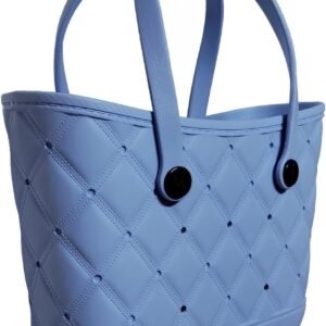 Large Beach Bag, Waterproof Sandproof Rubber Tote Bag for Women, for Travel, Pool, Boat, Groceries