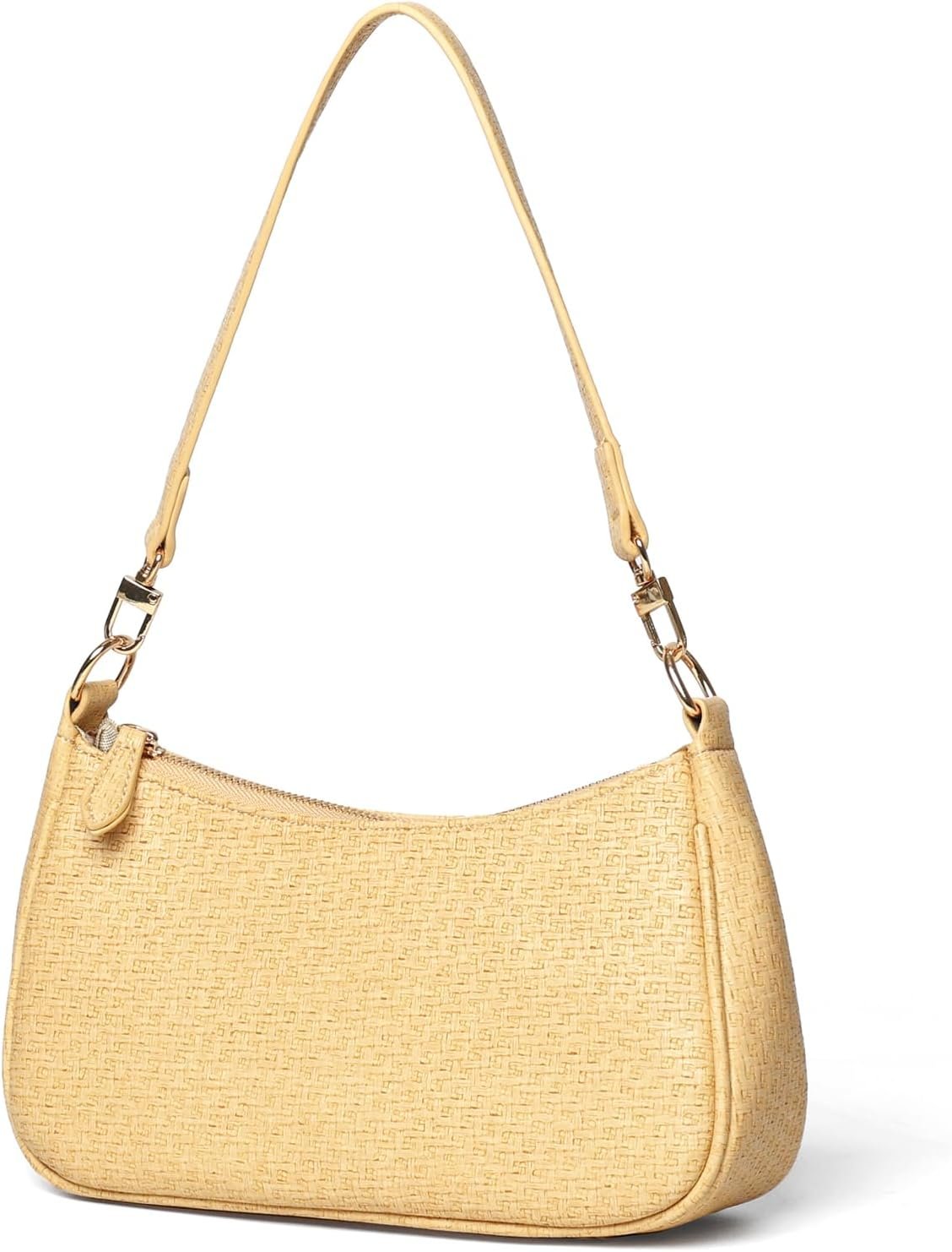 Clutch Tote Handbags with 2 Removable Straps and Zipper Closure Crossbody Bags Shoulder Purse Handbag for Women