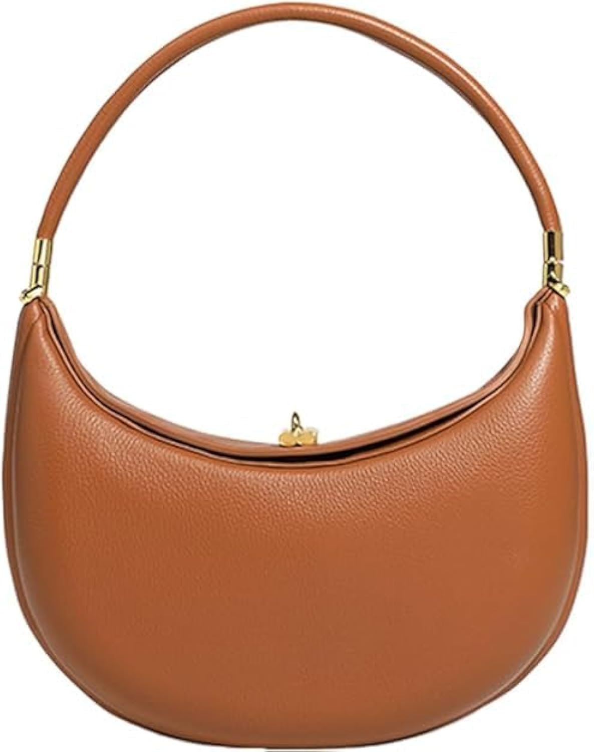 PU Leather Crossbody Purses for Women 4 In 1 Cute Shoulder Bag Half Moon Bag Clutch Purse