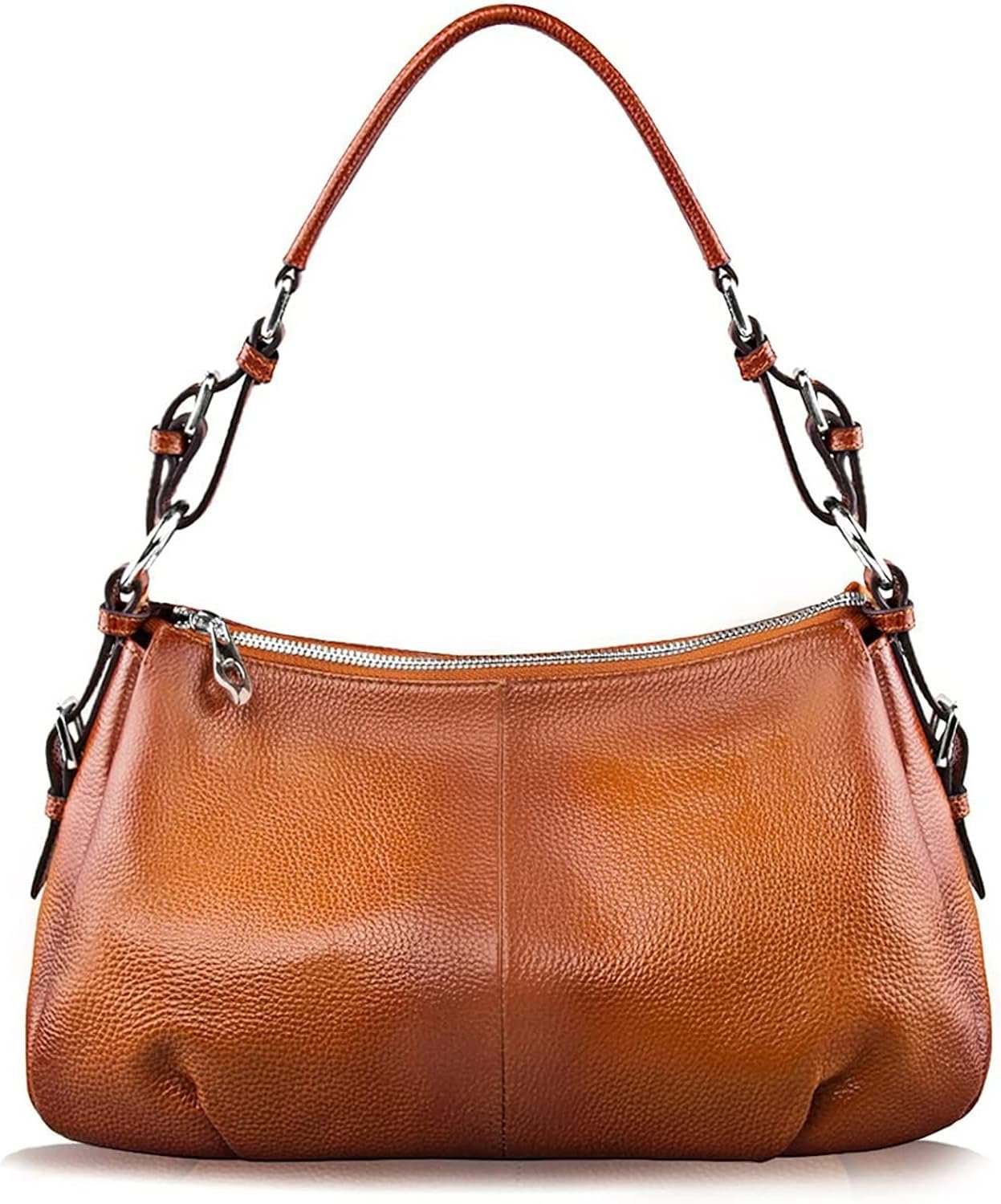 Women Genuine Leather Shoulder Bag Top-handle Handbag Ladies Purses