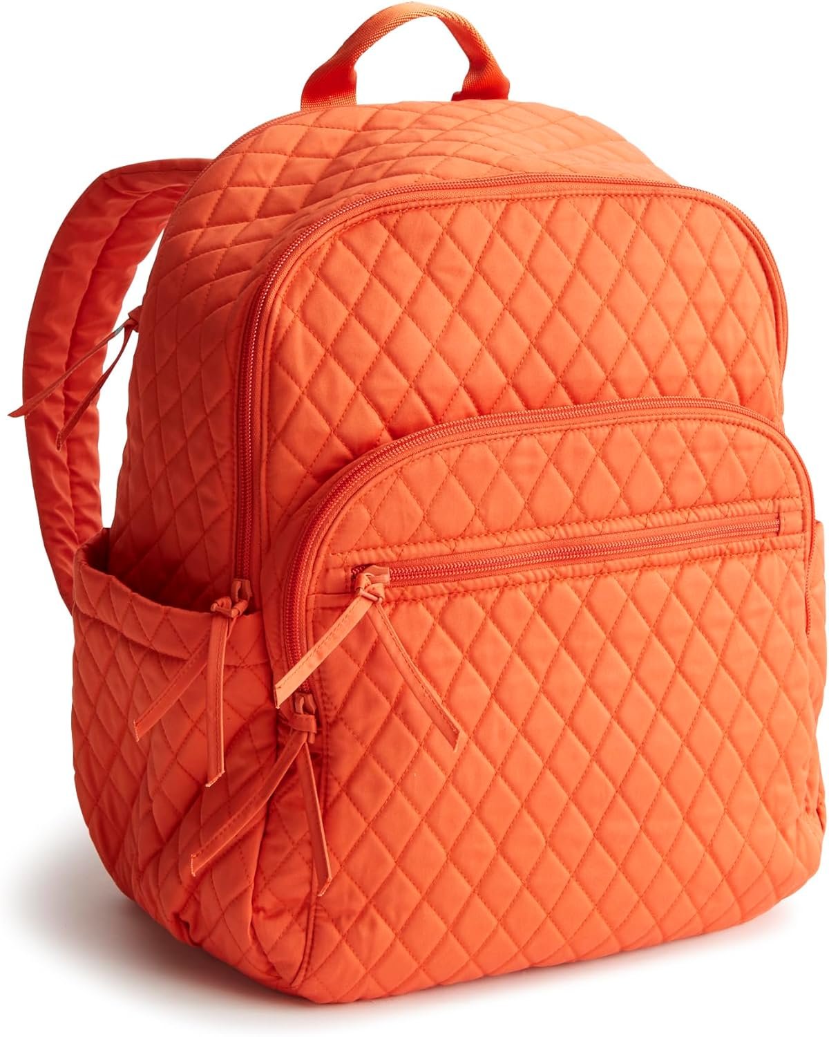 Women Premium Cotton Backpack, Koi Orange, One Size