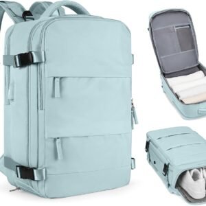 Personal Item Travel Backpack For Women Men Airline Approved Carry On Backpack Flight Approved Waterproof Sports Luggage Backpack Casual Daypack Small Hiking Backpack