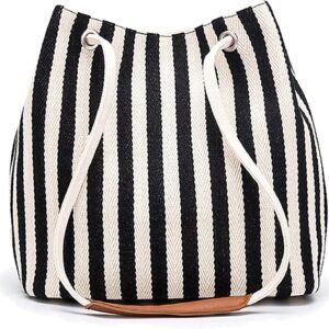 Women's Canvas Tote Bags Small Medium Shoulder Bag Daily Working Handbag for Holiday Travel Pool