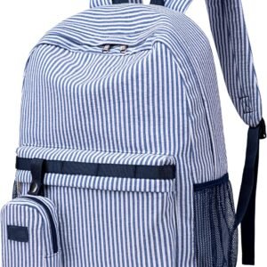 School Backpack for Teens Large Corduroy Bookbag Lightweight Girls Boys Casual High School College 17 inch Laptop Travel Bag